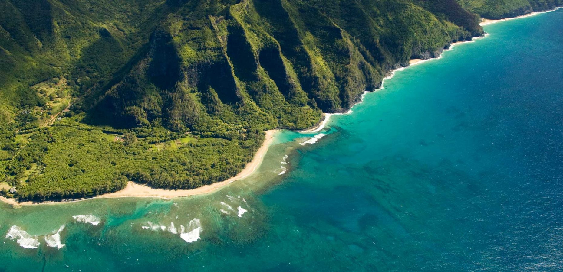 Kee Beach and Napali Coast